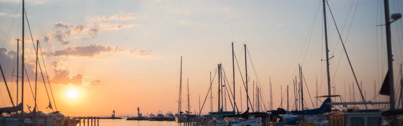 Reportages photo - Grau du Roi - Coucher de soleil au port